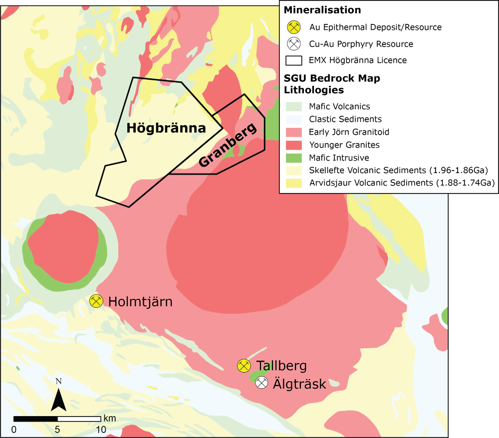 Geology of Hogbranna and Granberg