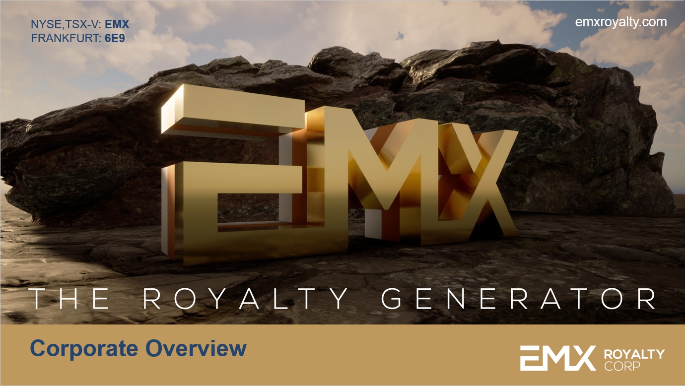 EMX Company Presentation cover slide