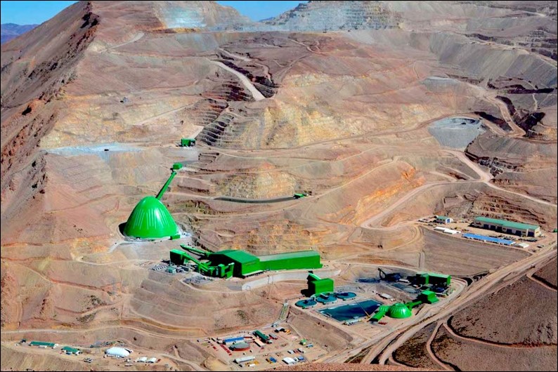 View of the Caserones mine (courtesy JX-Group website).