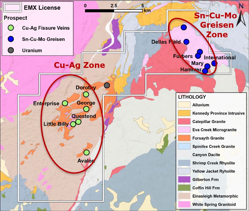 Geology and mineral occurrences of the Copperhole Creek project on geology