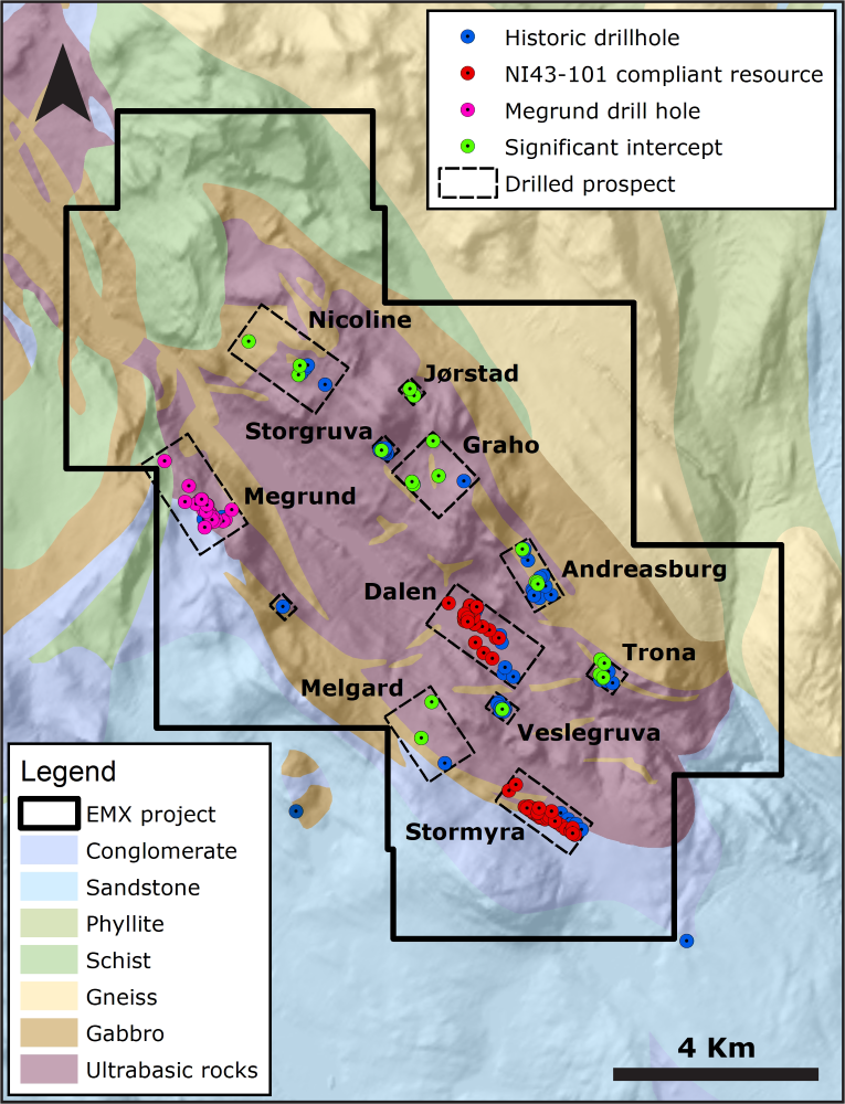Drilling at Espedalen