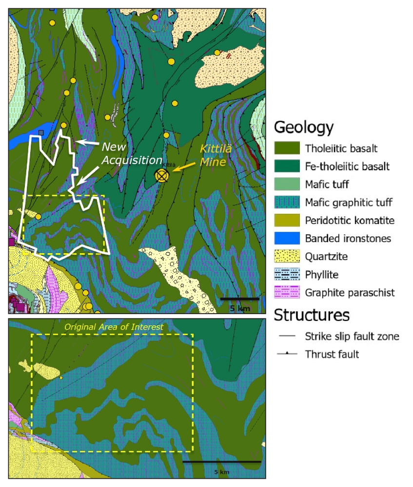 Leilipalo geology map.